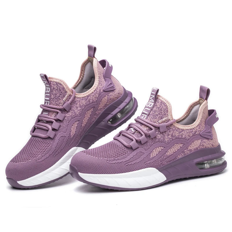Women Safety Shoes For Work Safety Boots Breathable Steel Toe  Puncture Proof Sport Work Sneakers Construction Tactical Boots