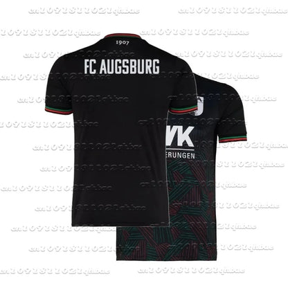 Soccer Match Training Jersey Men Women Clothes Augsburg Home Jersey Breathabe Quick-Drying Oversized Sports Casual Daily Tops