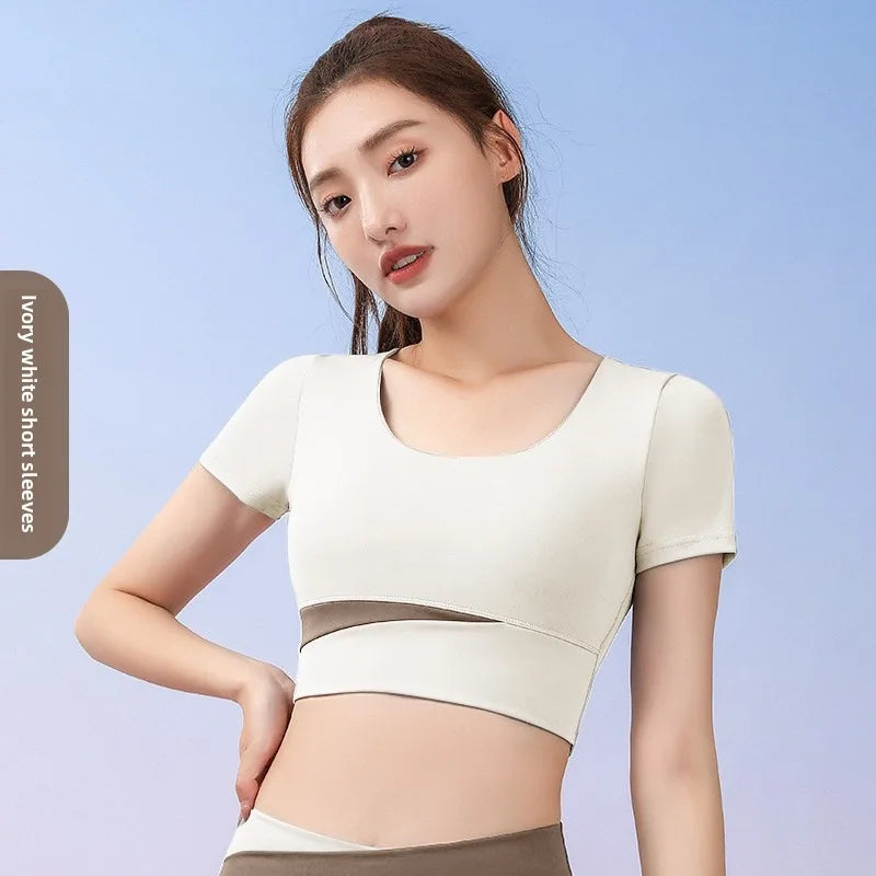 Sport Bra Gym Workout Top breathable Sports Bra Anti-Sweat Fitness Top Women Seamless Yoga Bra Shockproof Crop Top Push Up