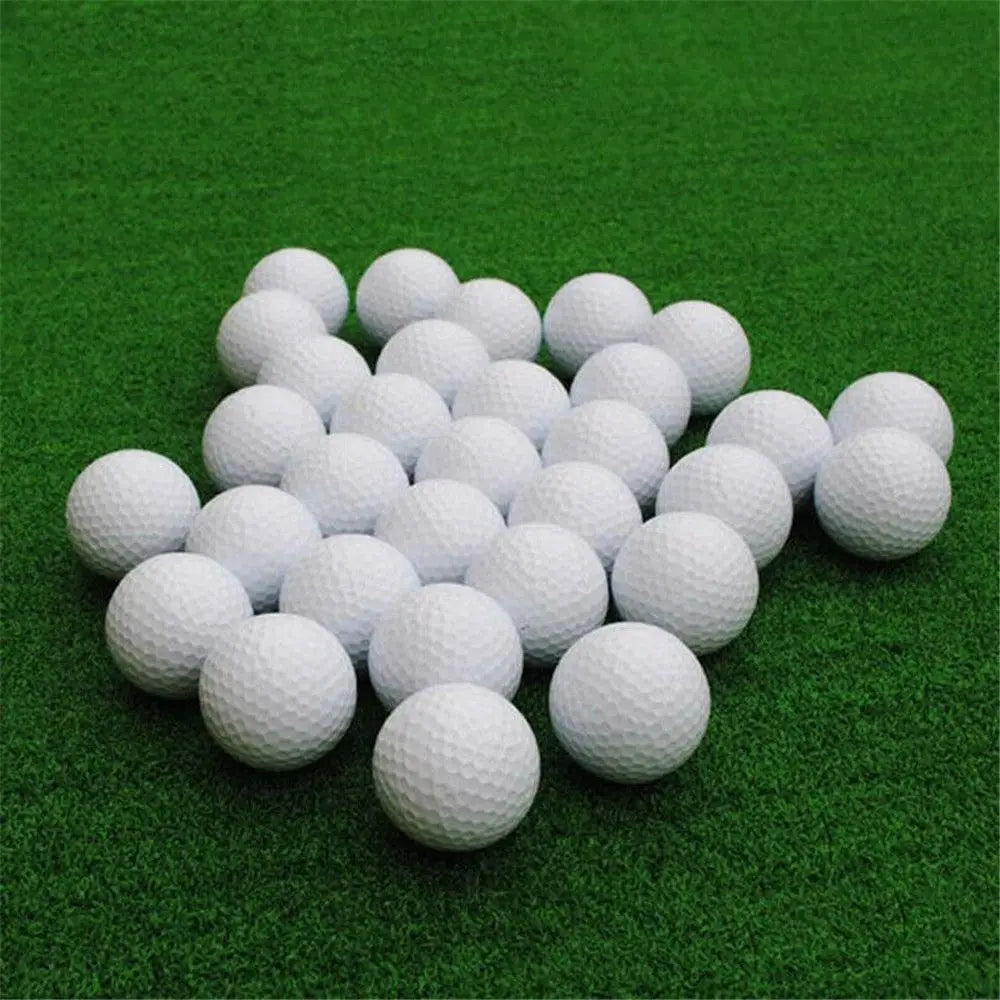 Practice Golf Balls 10 Pcs White True Flight Soft Indoor Air Ball's
