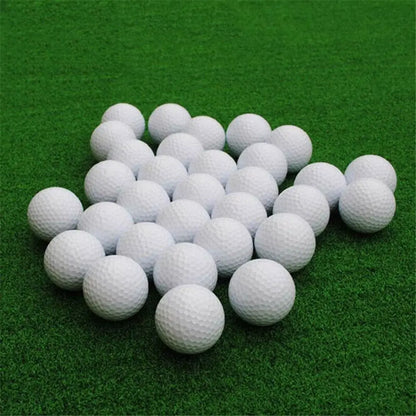 Practice Golf Balls 10 Pcs White True Flight Soft Indoor Air Ball's