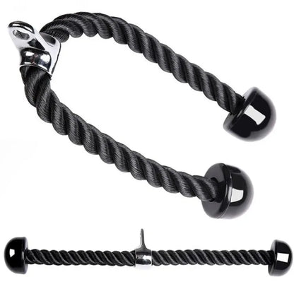 Tricep Rope Cable Attachment – Push/Pull Gym Handle