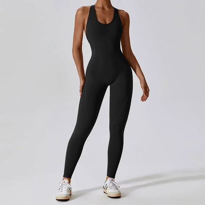 New Activewear Gym Clothing Set Yoga Wear Pilates Workout Clothes for Women Outfit Push-up Yoga Jumpsuit Fitness Sports Overalls
