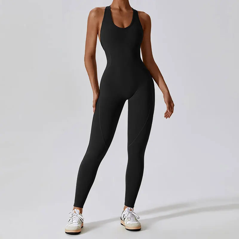 New Activewear Gym Clothing Set Yoga Wear Pilates Workout Clothes for Women Outfit Push-up Yoga Jumpsuit Fitness Sports Overalls