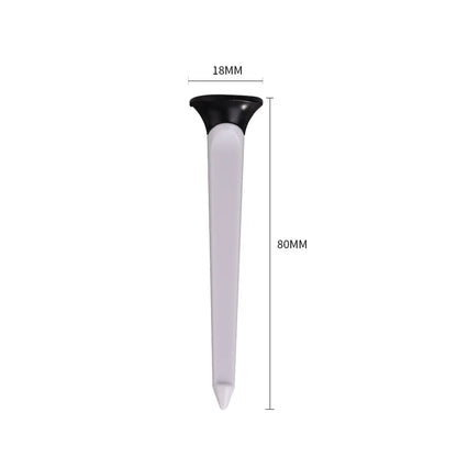 Golf Tees Training Ball Holder Kit for Outdoor Exercise - Durable Plastic and Rubber Tee for Increased Distance