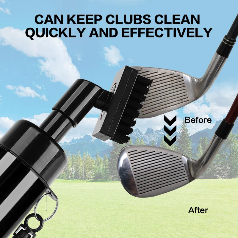 Pro Golf Club Cleaner Includes Water Golf Club Brush Golf Towel Golf Accessories for Bag Essentials Golf Accessories for golfer