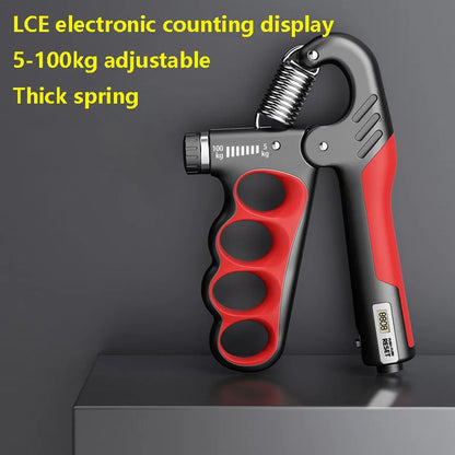 Grip dynamometer male arm strength training electronic counting five-finger exerciser 100kg fitness mechanical record