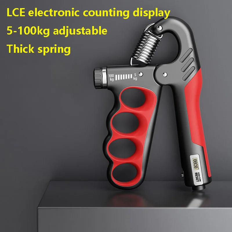 Grip dynamometer male arm strength training electronic counting five-finger exerciser 100kg fitness mechanical record