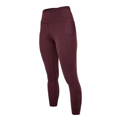 Yoga Clothing Women's Sports High Waist Tight Pants Yoga Pants Multi-Pocket Night Run Cycling