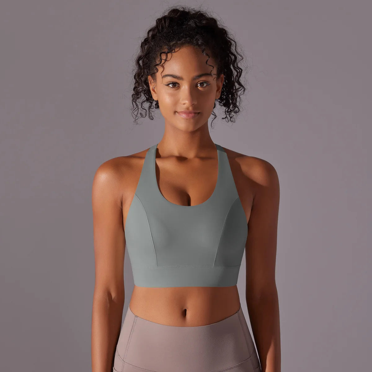 CUTIES High Impact Sports Bras for Women Racerback Yoga Running Bra Fitness Workout Crop Tank Tops Longline Gym Bra Push up 2024