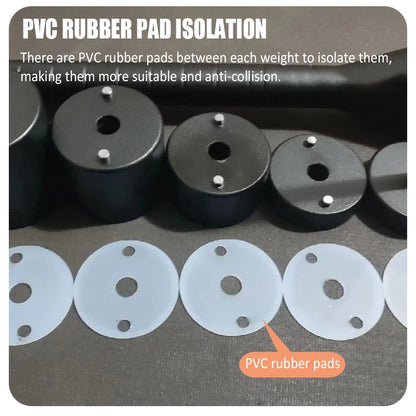 Adjustable Fitness Clubbell Indian Club Iran Bar Forearm Arm Exerciser Wrist Strength Training Non-slip Dumbbells Stick Gym Home