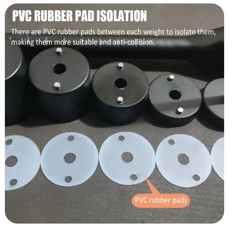 Adjustable Fitness Clubbell Indian Club Iran Bar Forearm Arm Exerciser Wrist Strength Training Non-slip Dumbbells Stick Gym Home