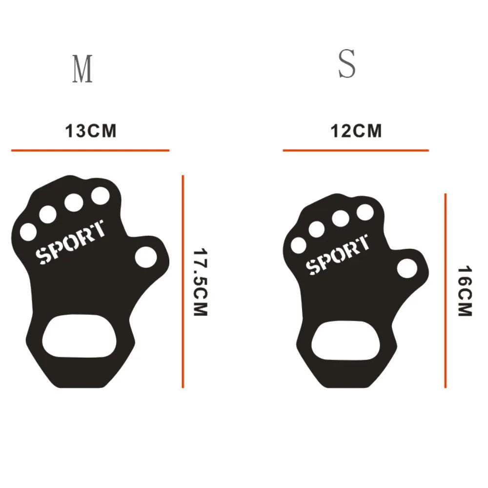 Palm Protection Weightlifting Hand Grips Prevent Cocooning Anti Wear Palm Guards Portable Anti-Skid Palm Grips