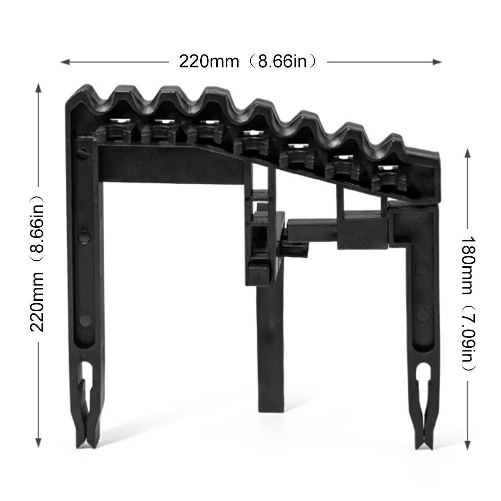 Adjustable Golf Club Organizer – Holds 9 Clubs