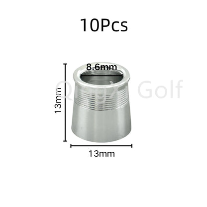 Golf Club Shaft Assembling Accessories Aluminum Material Sleeve Ferrules Fit Driver Fairway Wood Hybrid Carbon Irons Shaft Club