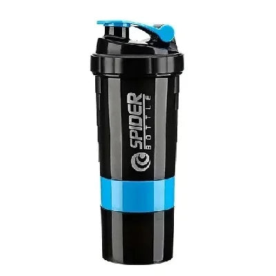 3 Layers Shaker Protein Bottle Powder Shake Cup Water Bottle Plastic Mixing Cup Body Building Exercise Bottles