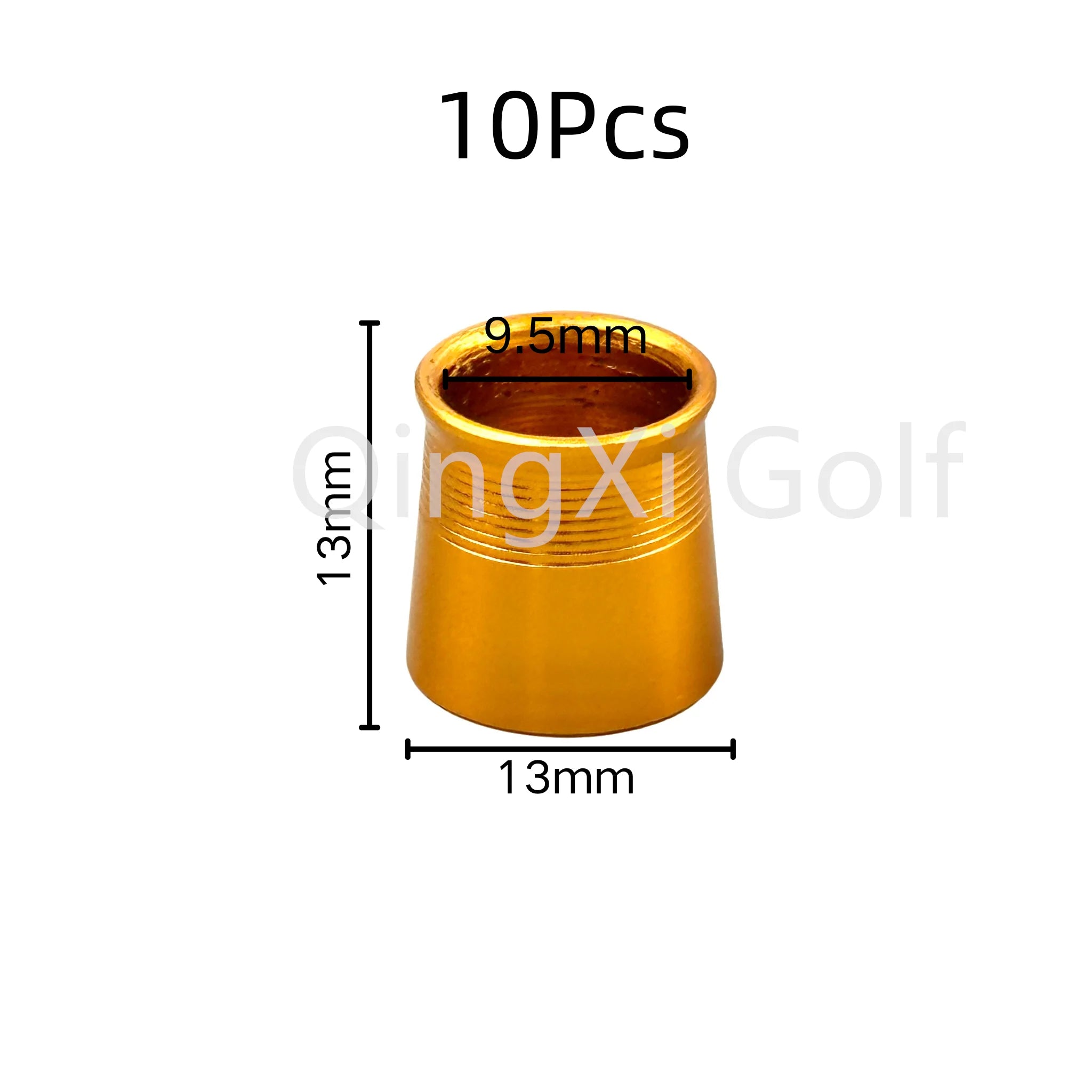 Golf Club Shaft Assembling Accessories Aluminum Material Sleeve Ferrules Fit Driver Fairway Wood Hybrid Carbon Irons Shaft Club