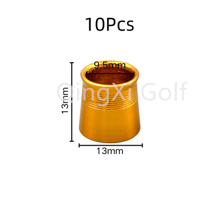 Golf Club Shaft Assembling Accessories Aluminum Material Sleeve Ferrules Fit Driver Fairway Wood Hybrid Carbon Irons Shaft Club