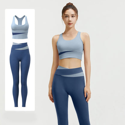 Yoga Set Women Clothing Sport Suit Sexy Sports Bra High Waist Sport Leggings Athletic 2 Piece Gym Set Workout Outfits Sportswear