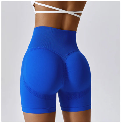 Gym Shorts Women‘s High Elasticity Yoga Clothing Absorbent Short Sets Push Up Pants Running Cycling Shorts Fitness Leggings
