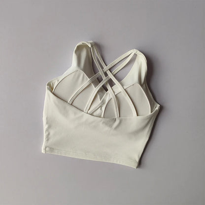 High-end Sports Bra Anti-sweat Fitness Top Seamless Yoga Bra Shockproof Crop Top Women Push Up Bras Sport Bra Gym Workout Top