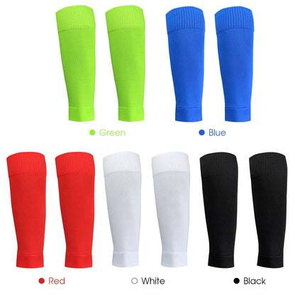 1 Pair Shin Guard Socks Men Women Soccer Shin Socks Football Calf Sleeves futbol