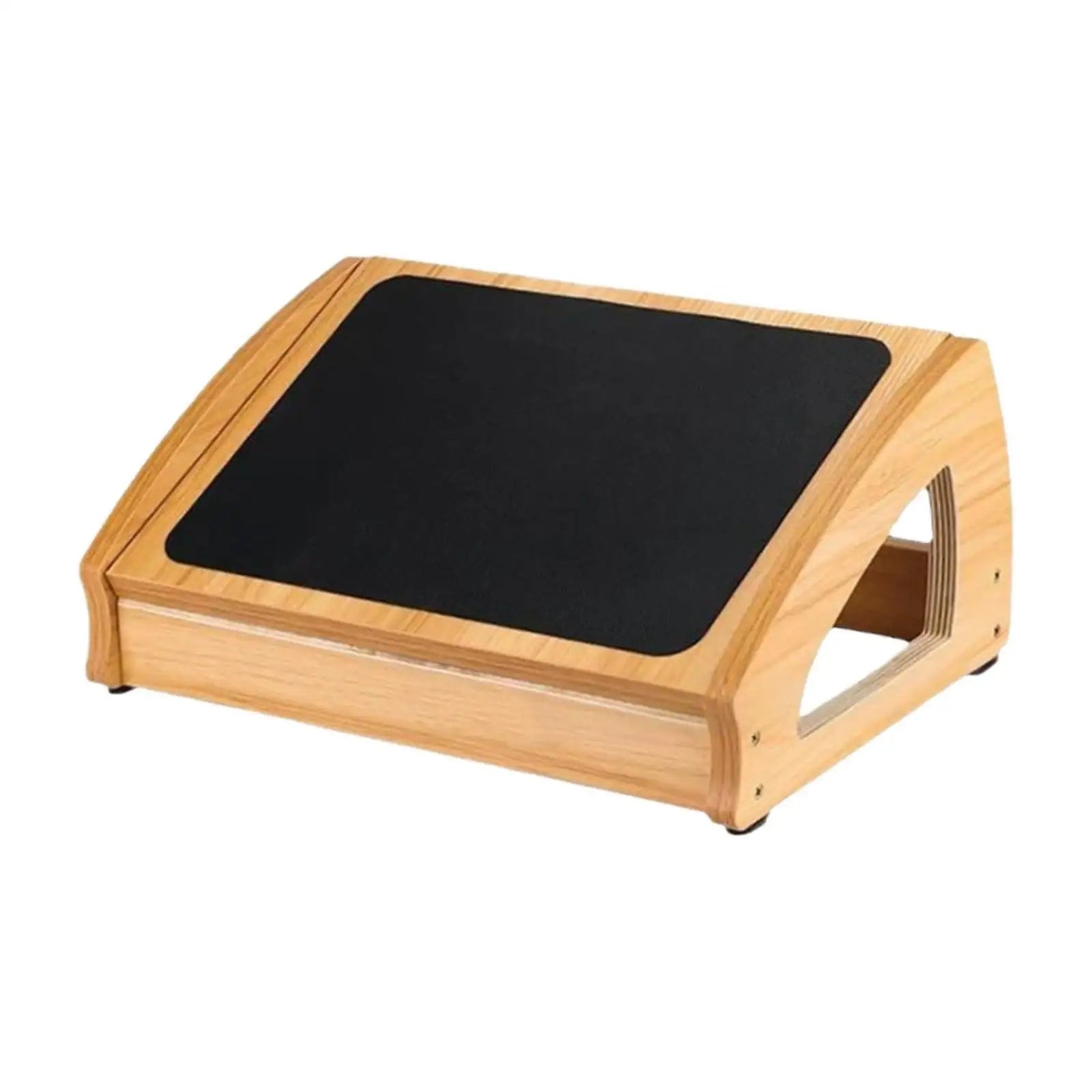 Under Desk Footrest Foot Support Ergonomic Feet Stand Desk Step Stool Desk Leg Rest Wood Foot Rest for Car Gaming Bedroom Office