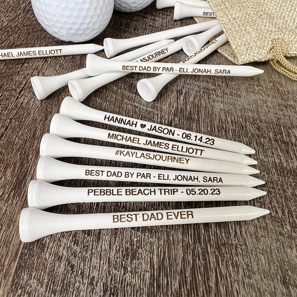 Custom wooden Golf Tees For Wedding Favor Personalized Wedding Gift Engraved Golf Tees  Present Special Gift for Golfer