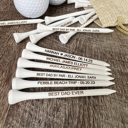 Custom wooden Golf Tees For Wedding Favor Personalized Wedding Gift Engraved Golf Tees  Present Special Gift for Golfer