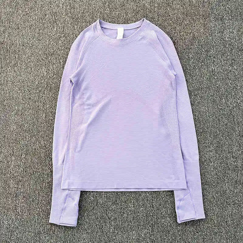 Yoga clothing top for women in spring and autumn, slim fit, long sleeved, running, Pilates training, fitness clothing