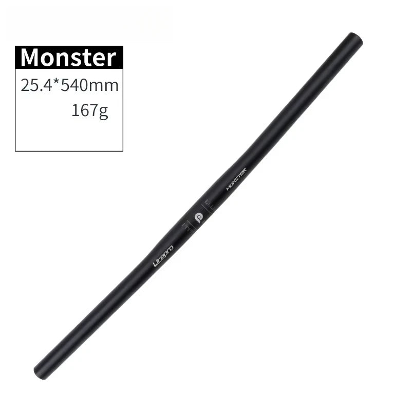 Folding Bike Horizontal 25.4*540/580mm Aluminium Alloy Ultra Light Handlebars Bicycle Parts