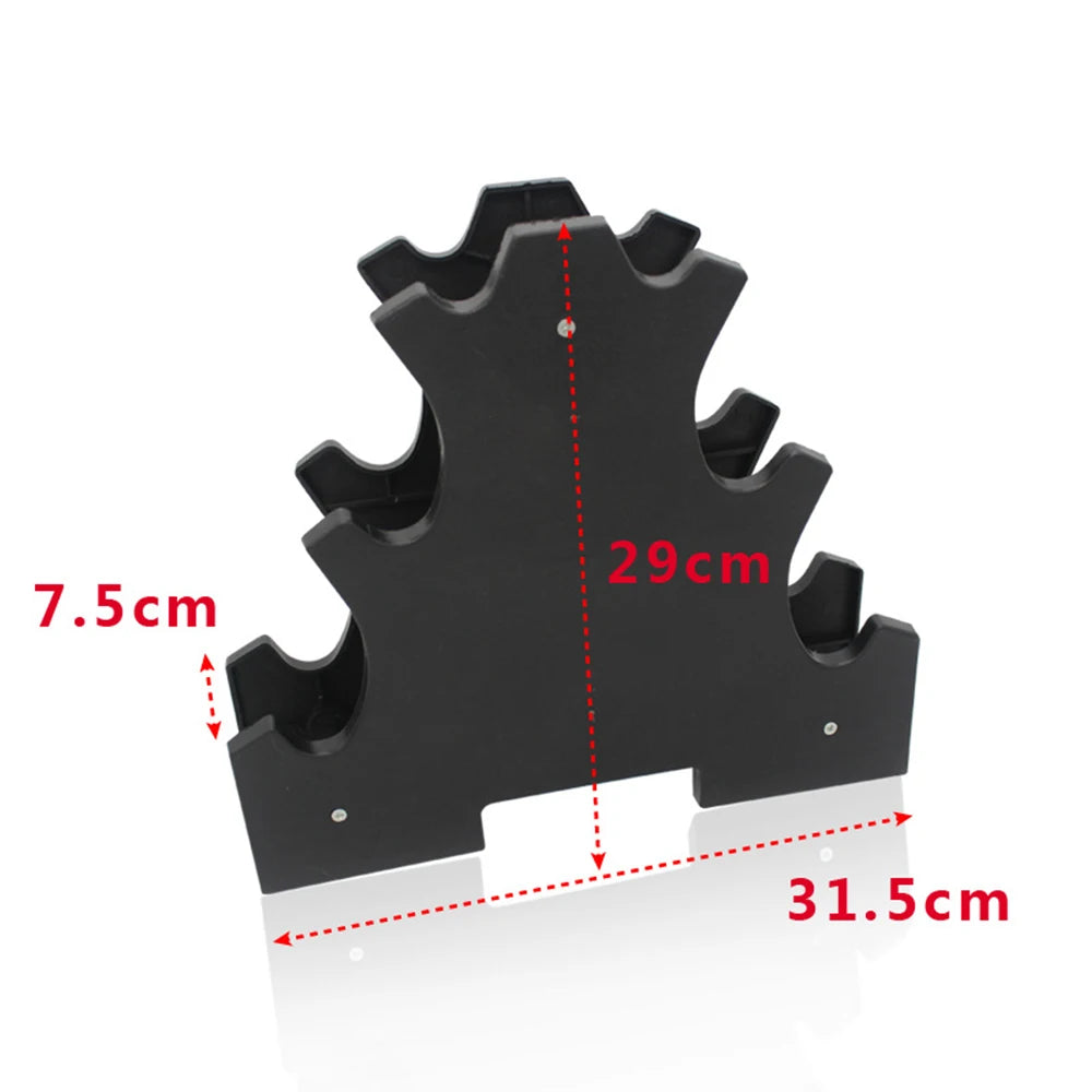 Dumbbell Rack Fitness Fixing Triangle Shaped Stand Storage Bracket Holder Gym Equipment Accessories Gym