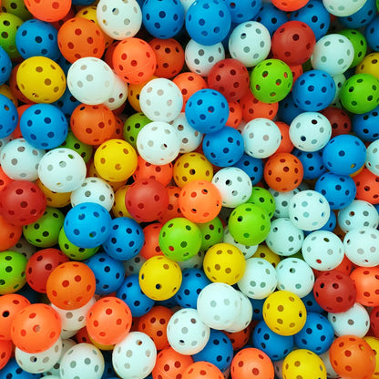 10PcsGolf Practice Balls 41mm 26 Hole Plastic Golf balls Outdoor Golf Practice Balls Golf Accessories