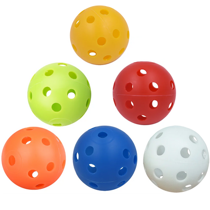 10PcsGolf Practice Balls 41mm 26 Hole Plastic Golf balls Outdoor Golf Practice Balls Golf Accessories