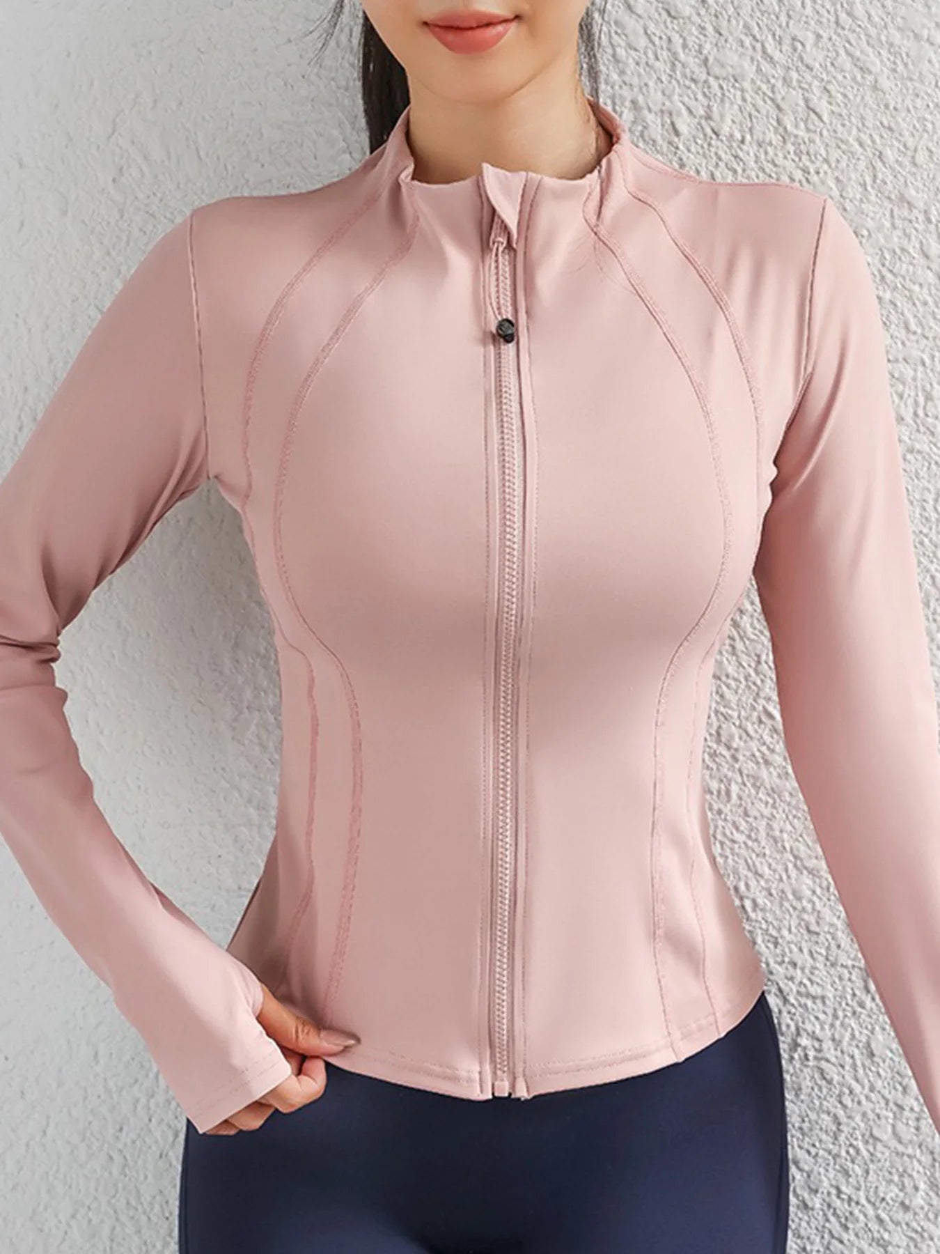 Yoga Clothes Windbreaker Sportswear Woman Running Long Sleeve Sweatshirt Sports Jackets Top Women Workout Tops Activewear