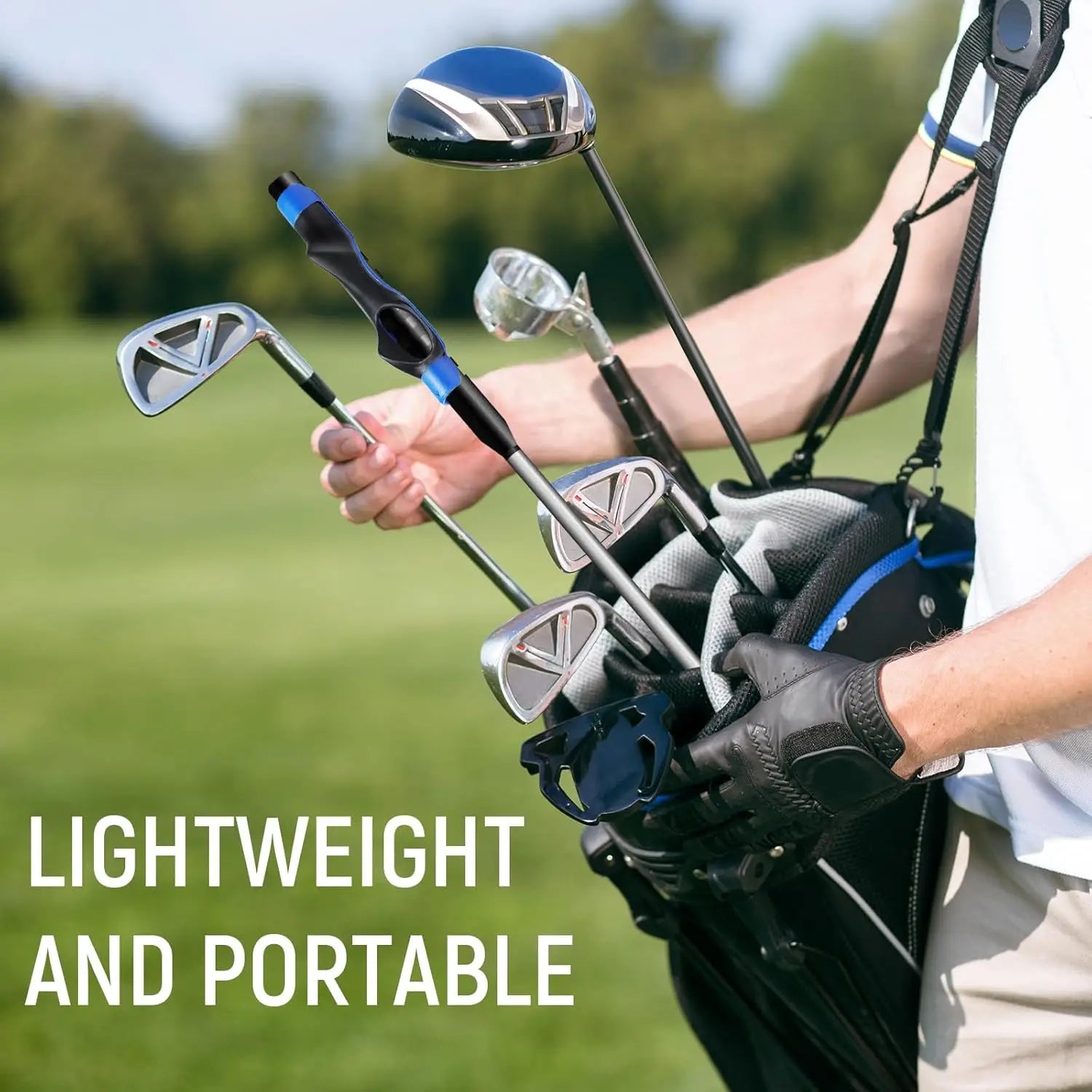 Golf Grip Trainer, Golf Training Aid, Golf Grip Kit Club Grips, Grip Trainer Golf Club to Help Train Correct Hand Position