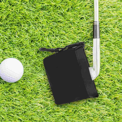 Club Face Cleaner Golf Cleaning Bag Ball Storage Clubs Washer Black Accessories