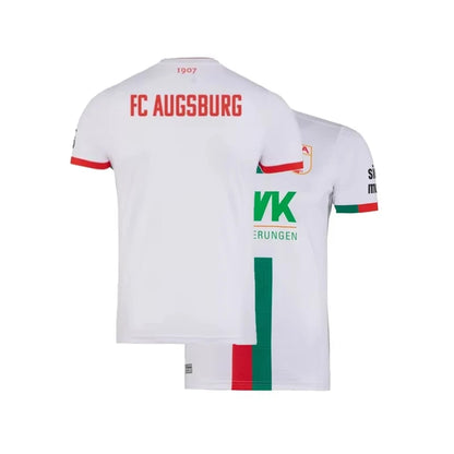 Soccer Match Training Jersey Men Women Clothes Augsburg Home Jersey Breathabe Quick-Drying Oversized Sports Casual Daily Tops