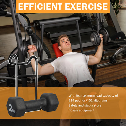 2PCS/Set Dumbbell Spotter Hooks Hold Up Hangers Heavy Power Dumbbells Rack Attachments for Dumbbell Bench Press Chest & Shoulder