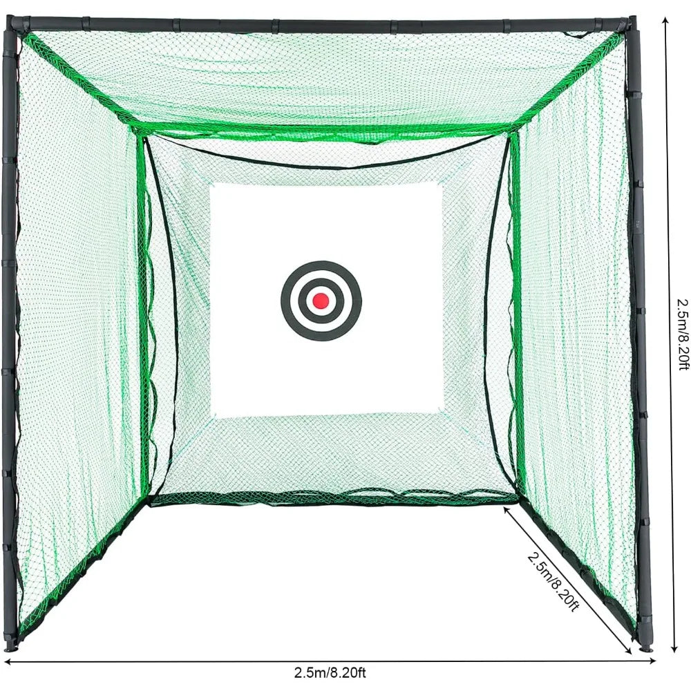 Golf Practice Net – Backyard Swing Trainer (250x250x250cm)