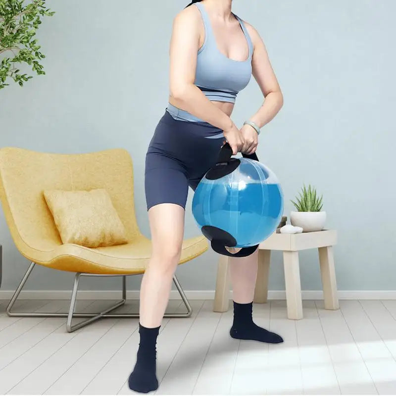 Fitness Aqua Ball Weightlifting Bag Adjustable Dumbbells for Home Gym Equipment Strength Training Water Filled Exercise Ball