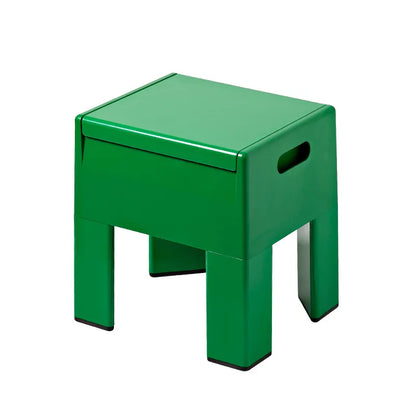 INS Nordic Modern ABS Plastic Low Bench Stool Side Table Storage Box Knoced Down KD Bedside Night Table Living Bed Roomd