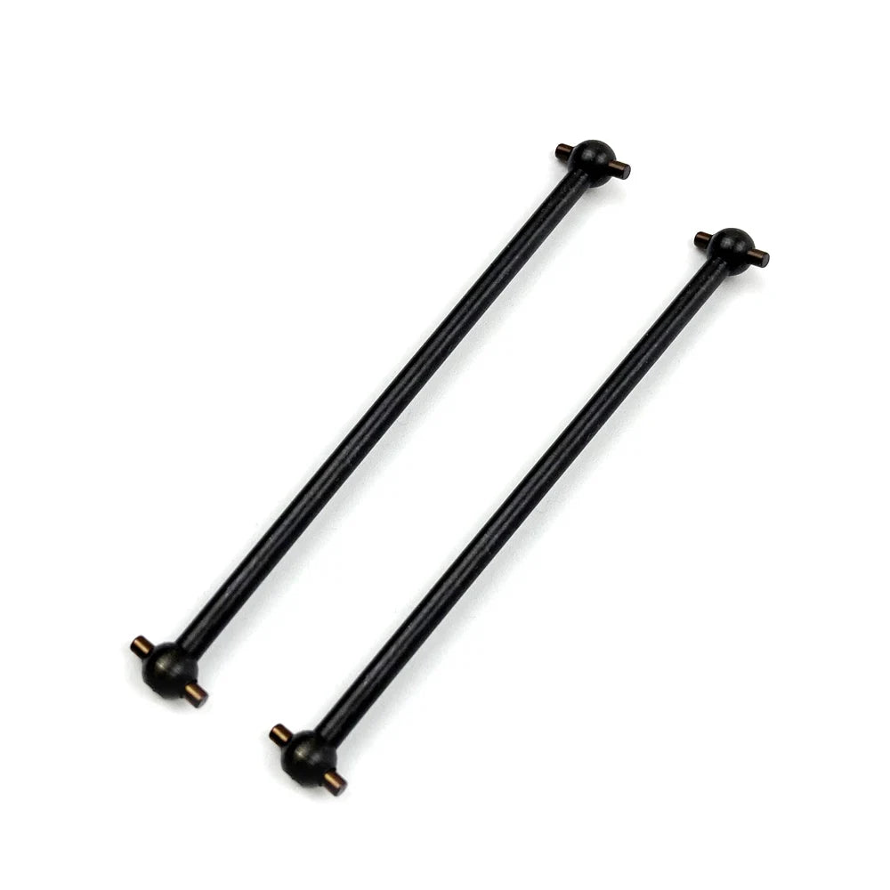 2pcs/set Steel Metal Drive Shaft Dogbone Overall Length 61mm 63mm 70mm 77mm 84mm 87mm 89.5mm 100mm For HSP 1/10 RC Car Parts