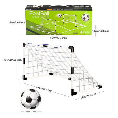 Folding Football Goal Post Set – Inflatable Soccer Net