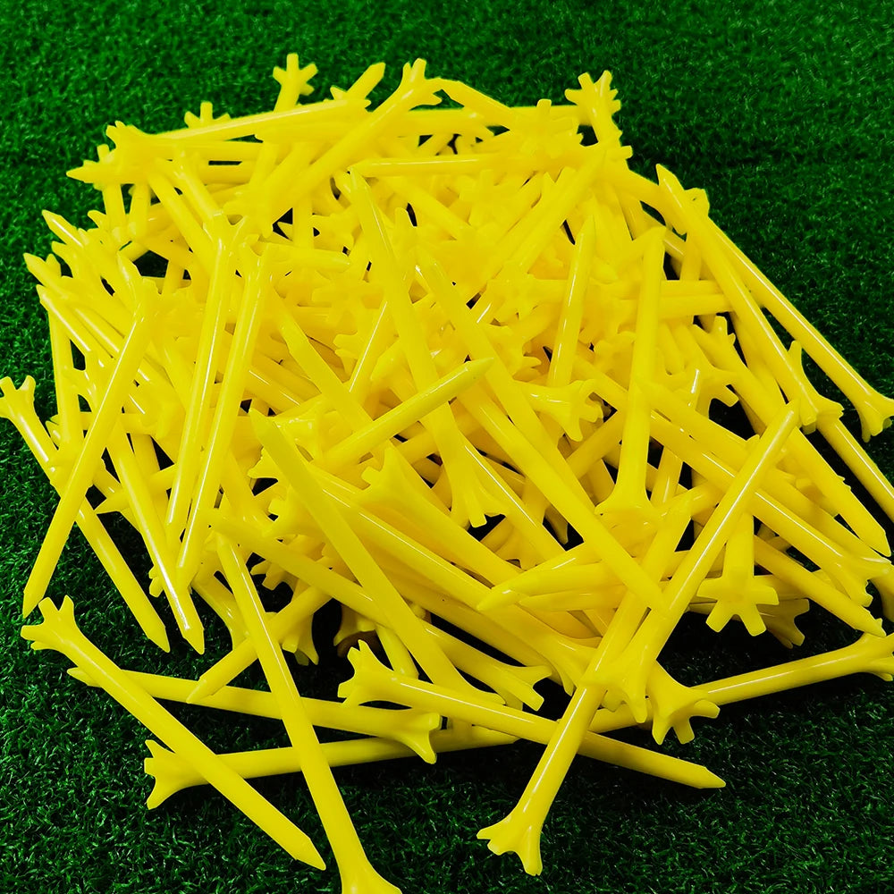 50-Pack Golf Tee Set - Unbreakable Golf Tees with Improved Durability, Reduced Friction, and Increased Drive Distance