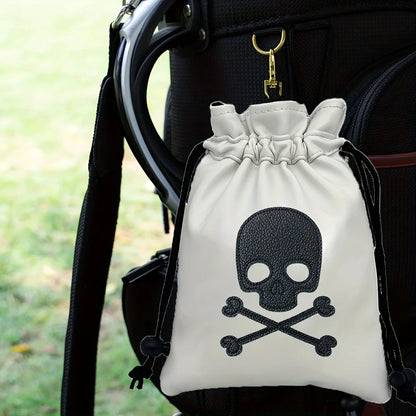 Golf course golf balls and serving upright bags with drawstrings - portable and durable golf club accessories for men and women