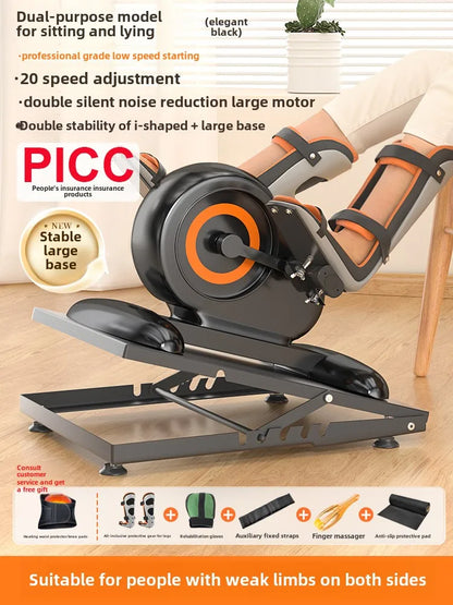 Electric bicycle household sports rehabilitation training equipment  liftable gym machine  exercise bike  running machine home