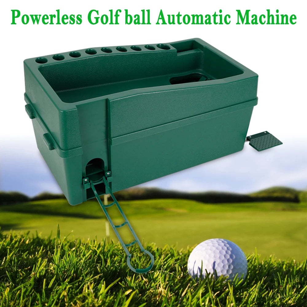 Golf Automatic Ball Dispenser with Cue Holder