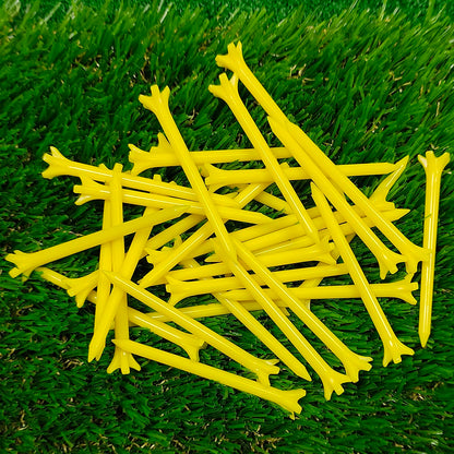 40 Pack Plastic Golf Tee Set 2-3/4'' Unbreakable Golf Tees Improved Durability Reduced Friction and Increased Drive Distance