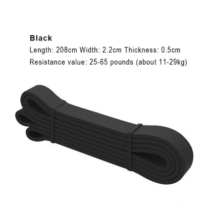 1pcs Strong Resistance Bands Exercise Heavy Duty Loop Sport Expander Stretch Fitness Rubber Pull Up Assist Pilates Gym Workout